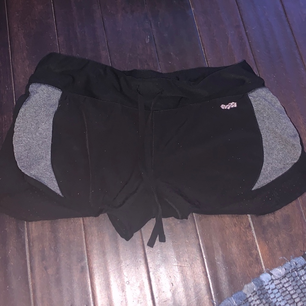 Black athletic shorts